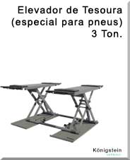 Elevador especial para serviço de pneus pneumáticos